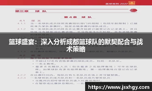 篮球盛宴：深入分析成都篮球队的默契配合与战术策略
